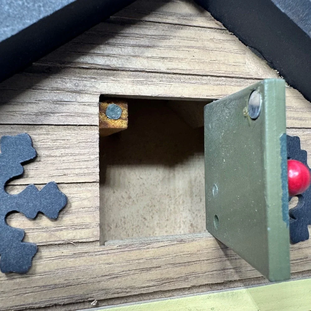 Wooden Christmas Advent Calendar House 25 Day‎ Countdown Red Yellow Green 14in